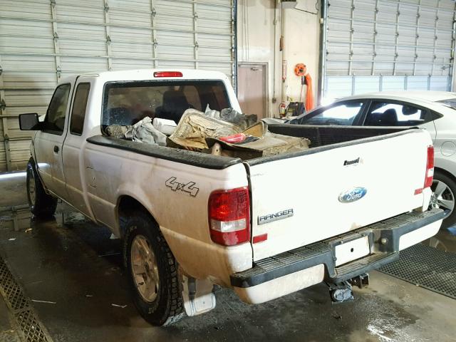 1FTYR15E86PA42189 - 2006 FORD RANGER SUP WHITE photo 3