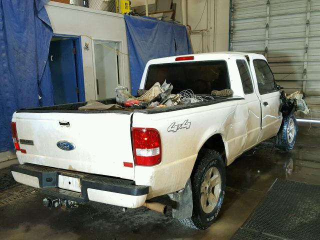 1FTYR15E86PA42189 - 2006 FORD RANGER SUP WHITE photo 4