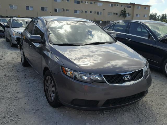 KNAFU4A20D5682003 - 2013 KIA FORTE EX GRAY photo 1