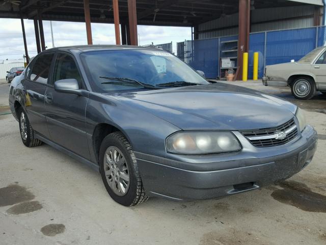 2G1WF52E659260357 - 2005 CHEVROLET IMPALA CHARCOAL photo 1