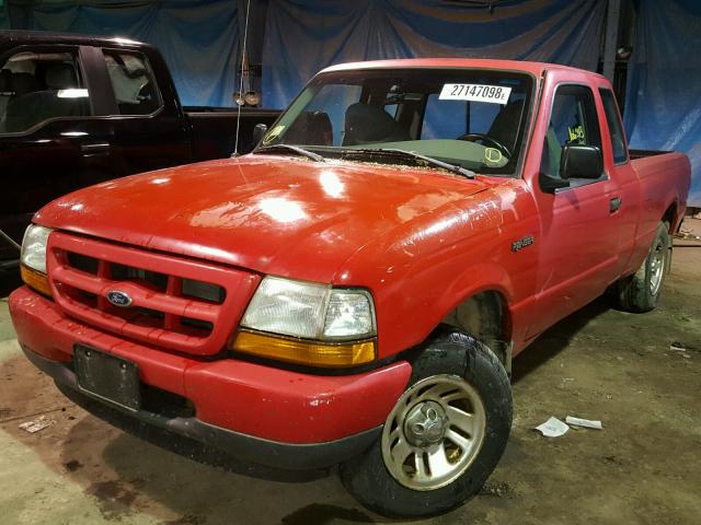 1FTYR14C9XPA14774 - 1999 FORD RANGER SUP RED photo 2