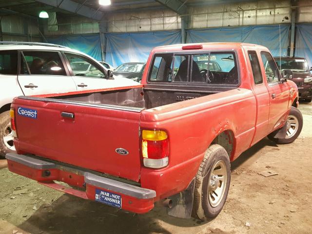 1FTYR14C9XPA14774 - 1999 FORD RANGER SUP RED photo 4