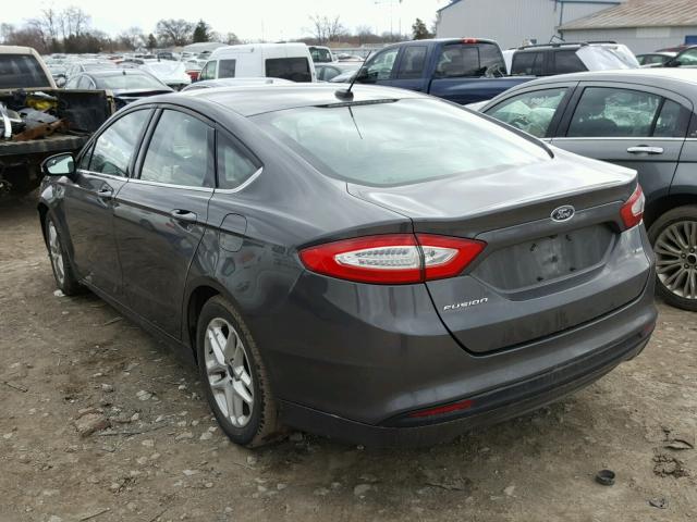 3FA6P0H79GR331277 - 2016 FORD FUSION SE CHARCOAL photo 3