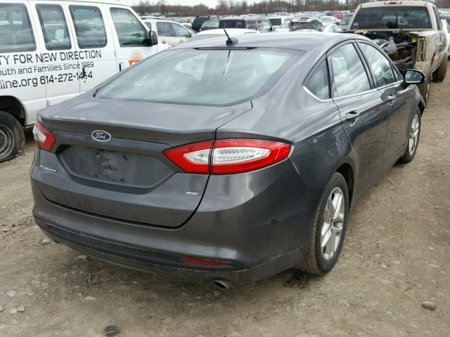 3FA6P0H79GR331277 - 2016 FORD FUSION SE CHARCOAL photo 4