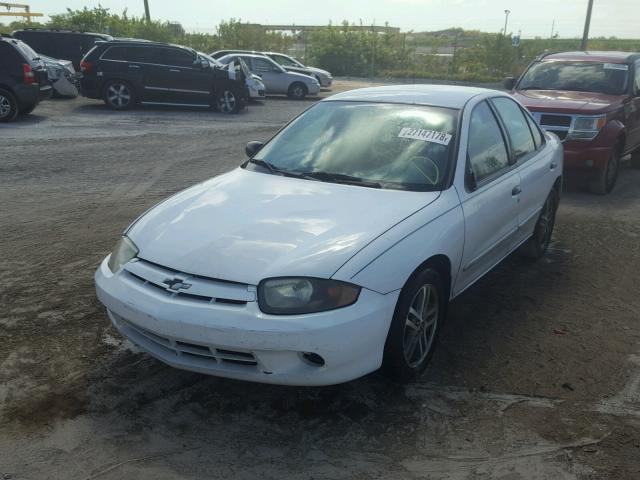 1G1JC52F637375521 - 2003 CHEVROLET CAVALIER WHITE photo 2