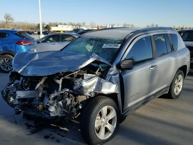 1C4NJDBB0FD257136 - 2015 JEEP COMPASS SP GRAY photo 2