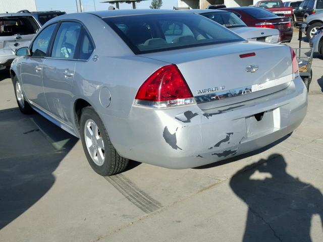 2G1WT57N891182668 - 2009 CHEVROLET IMPALA 1LT SILVER photo 3