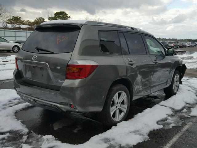 JTEES43A592124709 - 2009 TOYOTA HIGHLANDER GRAY photo 4