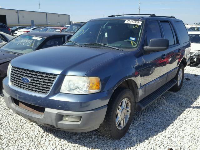 1FMRU15W03LB95529 - 2003 FORD EXPEDITION BLUE photo 2