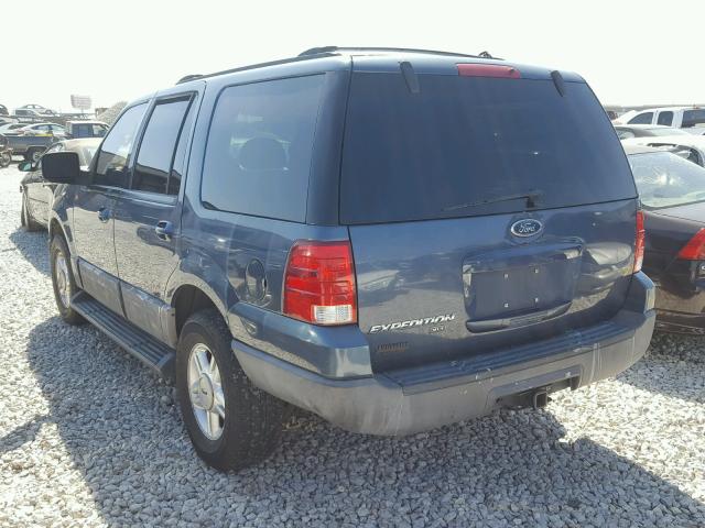 1FMRU15W03LB95529 - 2003 FORD EXPEDITION BLUE photo 3