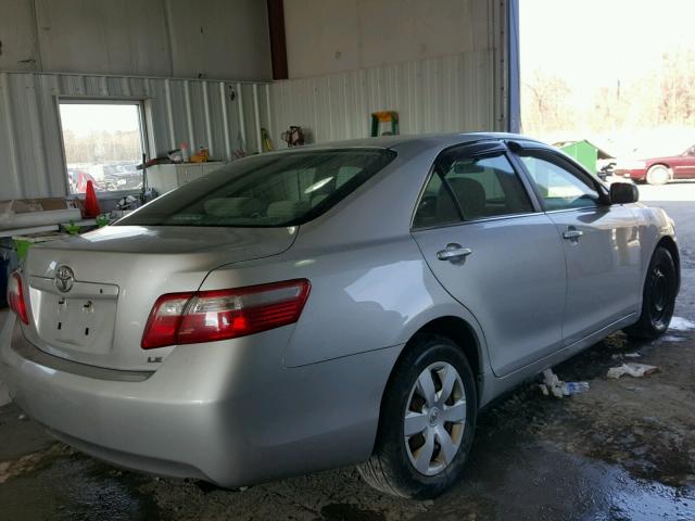 4T1BE46K27U026866 - 2007 TOYOTA CAMRY NEW SILVER photo 4