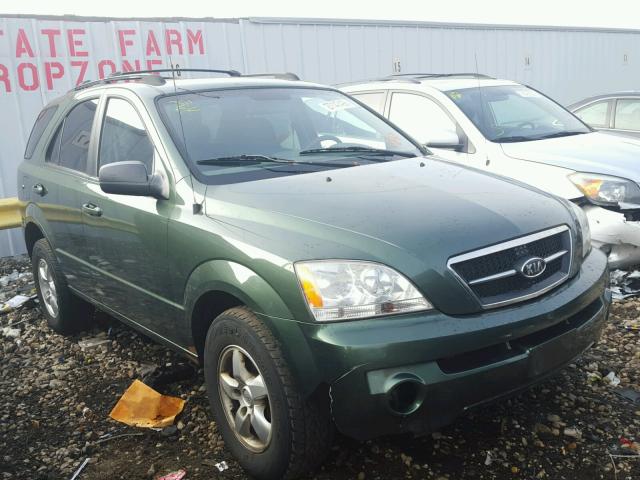 KNDJC733965601798 - 2006 KIA SORENTO EX GREEN photo 1