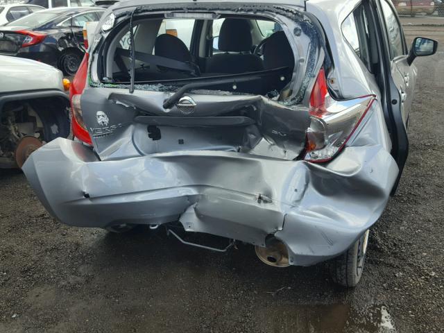 3N1CE2CP2FL366902 - 2015 NISSAN VERSA NOTE GRAY photo 9