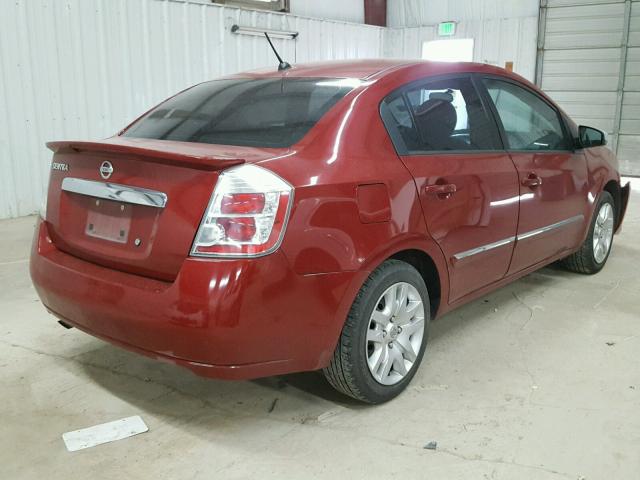 3N1AB6AP0BL731579 - 2011 NISSAN SENTRA 2.0 RED photo 4