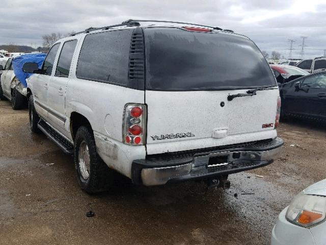 1GKFK16Z12J113280 - 2002 GMC YUKON XL K WHITE photo 3