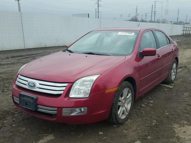 3FAHP08188R152685 - 2008 FORD FUSION SEL RED photo 2