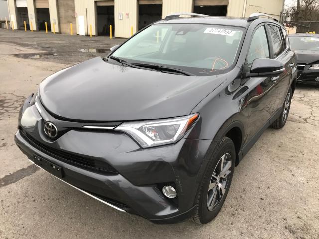 2T3RFREV1HW660893 - 2017 TOYOTA RAV4 XLE GRAY photo 2