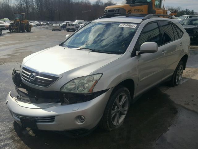 JTJHW31U860016666 - 2006 LEXUS RX 400 HYB SILVER photo 2