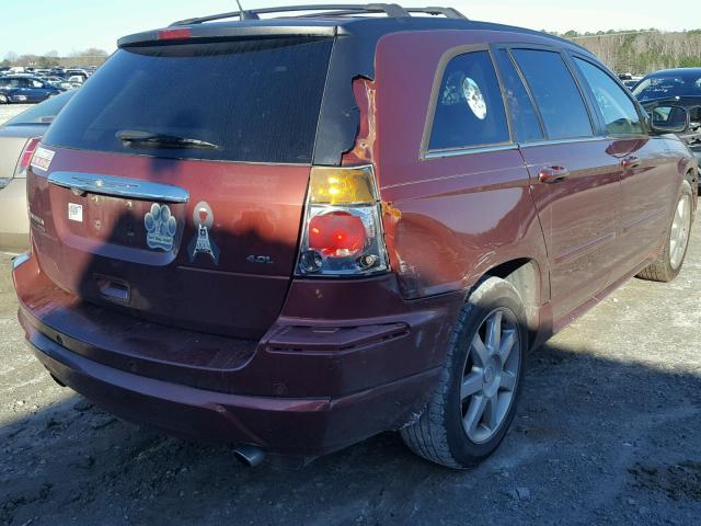 2A8GM78X07R192882 - 2007 CHRYSLER PACIFICA L MAROON photo 4