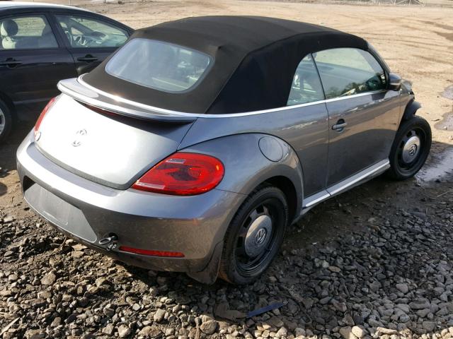 3VW5P7AT9EM802566 - 2014 VOLKSWAGEN BEETLE CHARCOAL photo 4