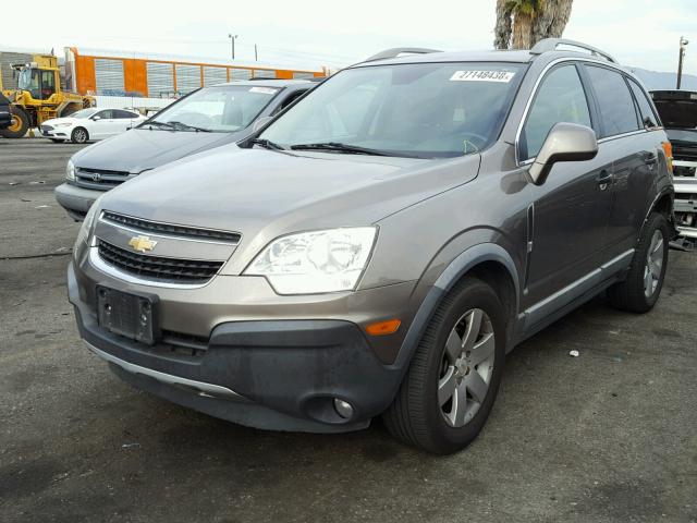 3GNAL2EK0CS580467 - 2012 CHEVROLET CAPTIVA SP BROWN photo 2