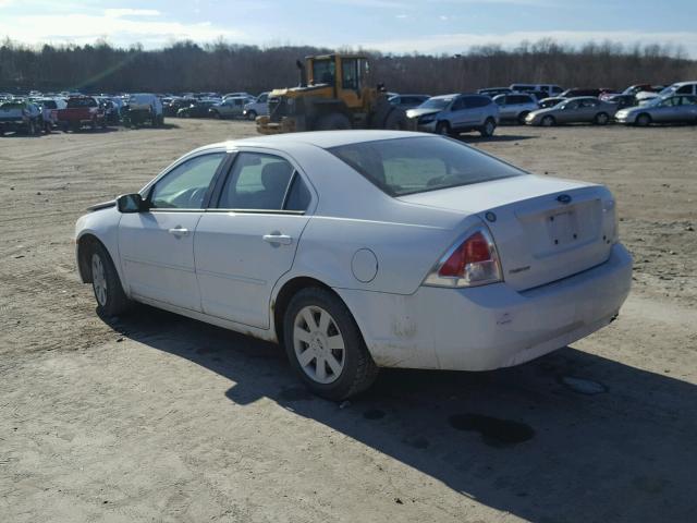 3FAFP07Z86R250661 - 2006 FORD FUSION SE WHITE photo 3