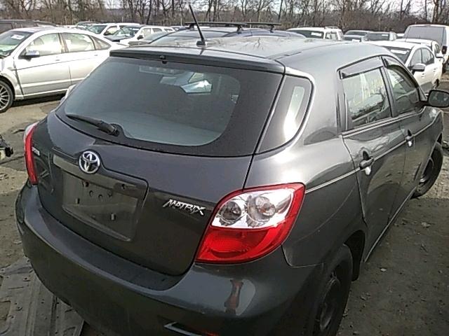 2T1KU40E29C054936 - 2009 TOYOTA COROLLA MA BLACK photo 4