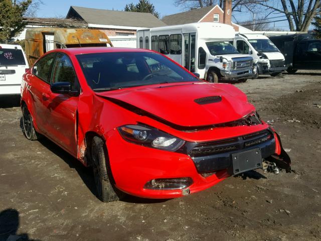 1C3CDFBB3GD728454 - 2016 DODGE DART SXT ORANGE photo 1