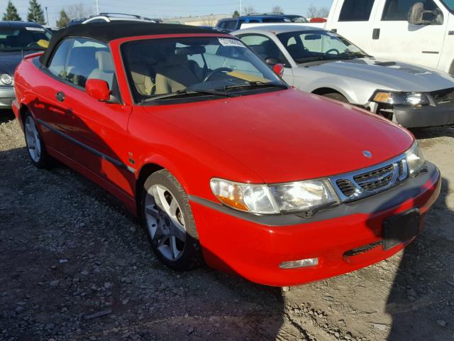 YS3DF75KX37001826 - 2003 SAAB 9-3 SE RED photo 1