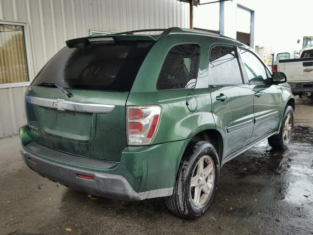 2CNDL63F456058070 - 2005 CHEVROLET EQUINOX LT GREEN photo 4