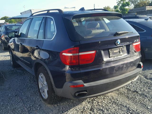 5UXFE83538L164790 - 2008 BMW X5 4.8I BLUE photo 3