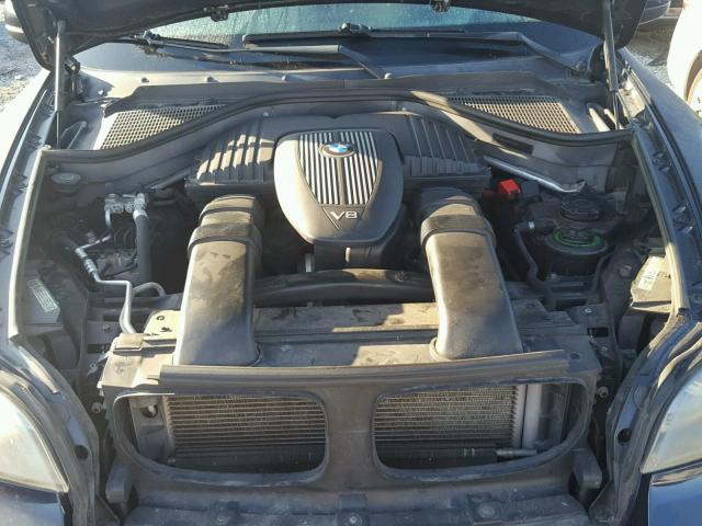 5UXFE83538L164790 - 2008 BMW X5 4.8I BLUE photo 7