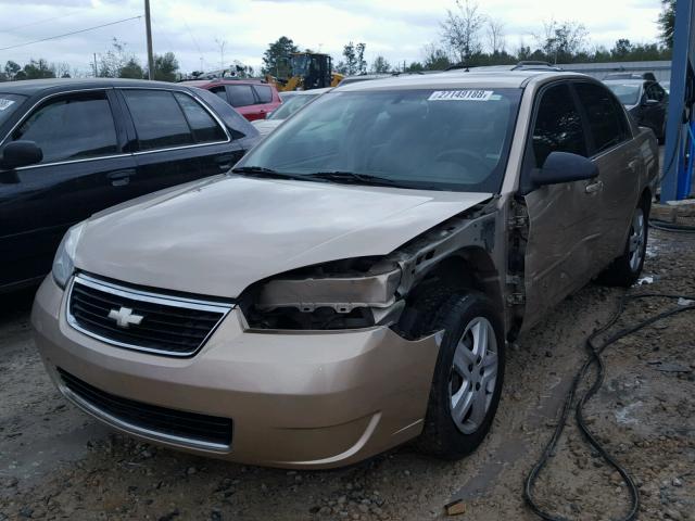 1G1ZS51866F282355 - 2006 CHEVROLET MALIBU LS TAN photo 2