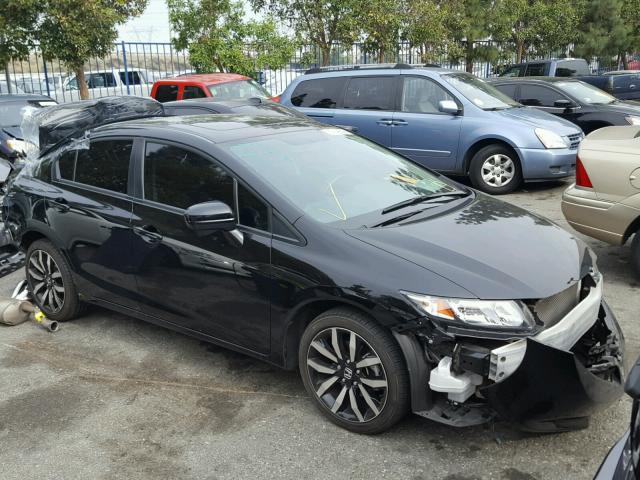 2HGFB2F9XFH541861 - 2015 HONDA CIVIC EXL BLACK photo 1