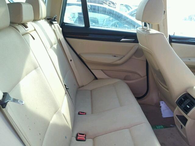 5UXWX9C51E0D43149 - 2014 BMW X3 XDRIVE2 BLUE photo 6