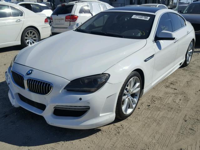 WBA6A0C53DDZ03558 - 2013 BMW 640 I WHITE photo 2