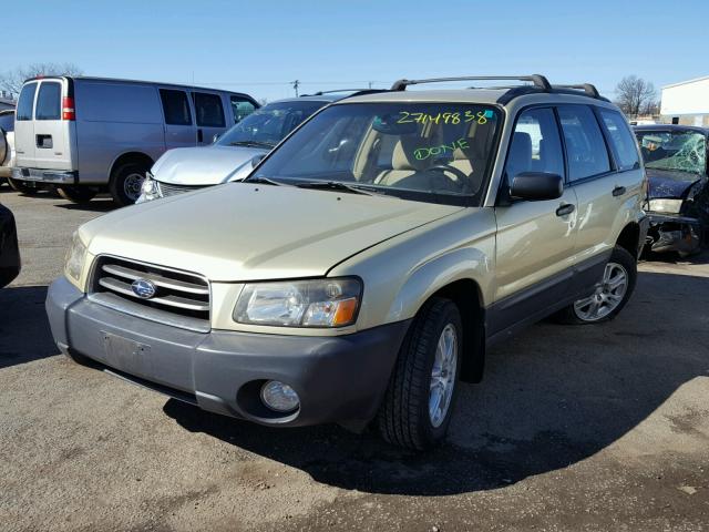 JF1SG63674H720593 - 2004 SUBARU FORESTER 2 GOLD photo 2