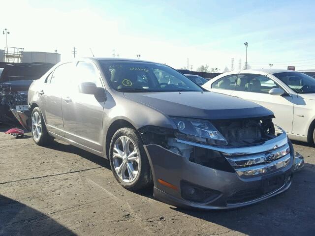 3FAHP0HG3CR290714 - 2012 FORD FUSION SE GRAY photo 1