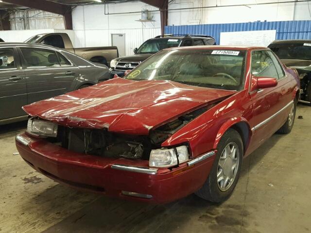 1G6EL12Y82B100217 - 2002 CADILLAC ELDORADO E BURGUNDY photo 2