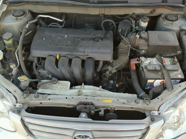 1NXBR32EX4Z302527 - 2004 TOYOTA COROLLA CE SILVER photo 7