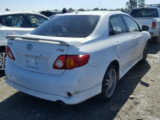 1NXBE4EE3AZ251087 - 2010 TOYOTA COROLLA XR 白色 照片 4