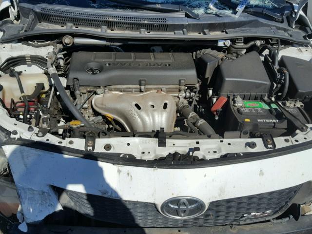 1NXBE4EE3AZ251087 - 2010 TOYOTA COROLLA XR 白色 照片 7