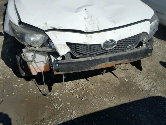 1NXBE4EE3AZ251087 - 2010 TOYOTA COROLLA XR 白色 照片 9