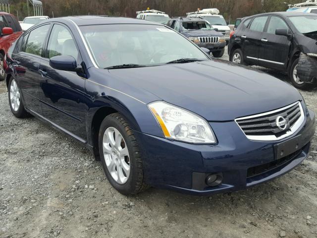 1N4BA41E27C842621 - 2007 NISSAN MAXIMA SE BLUE photo 1