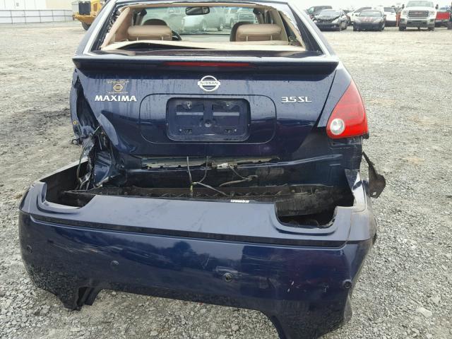 1N4BA41E27C842621 - 2007 NISSAN MAXIMA SE BLUE photo 9