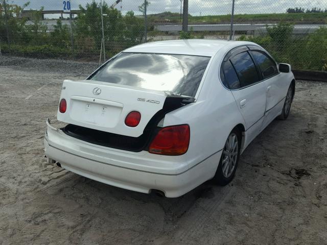 JT8BH68X6Y0025095 - 2000 LEXUS GS 400 WHITE photo 4