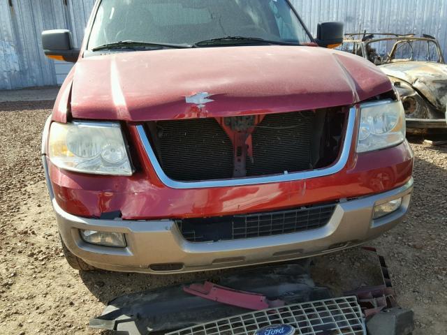 1FMPU17L74LA53643 - 2004 FORD EXPEDITION RED photo 9