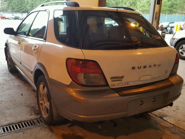 JF1GG68502H830999 - 2002 SUBARU IMPREZA OU WHITE photo 3