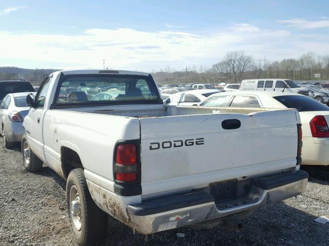 3B7KC26Z1XM569447 - 1999 DODGE RAM 2500 WHITE photo 3