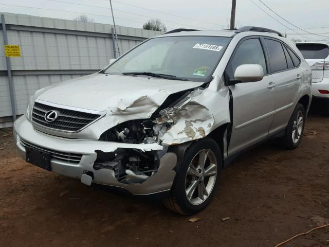 JTJHW31U872013420 - 2007 LEXUS RX 400H GRAY photo 2